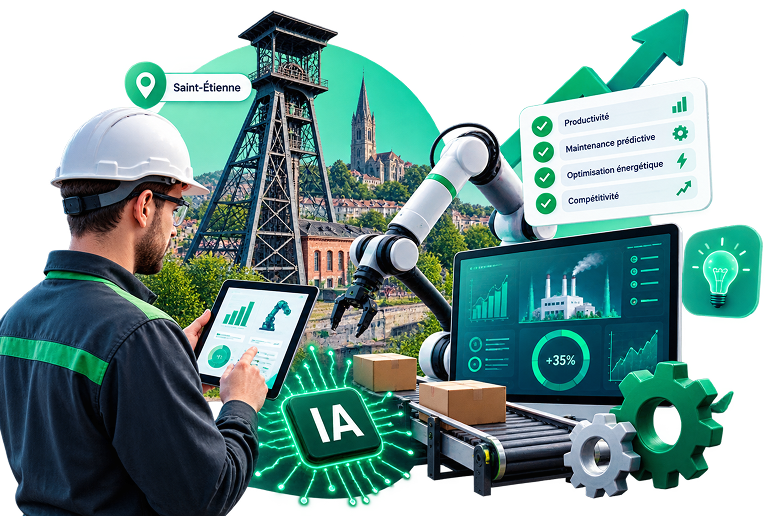 Guide IA pour PME Industrielle à Saint-Étienne — Ce qui Marche Vraiment en 2026