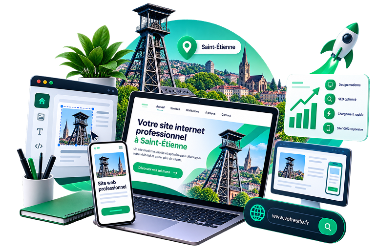 Guide Complet : Créer un Site Internet Professionnel à Saint-Étienne en 2026