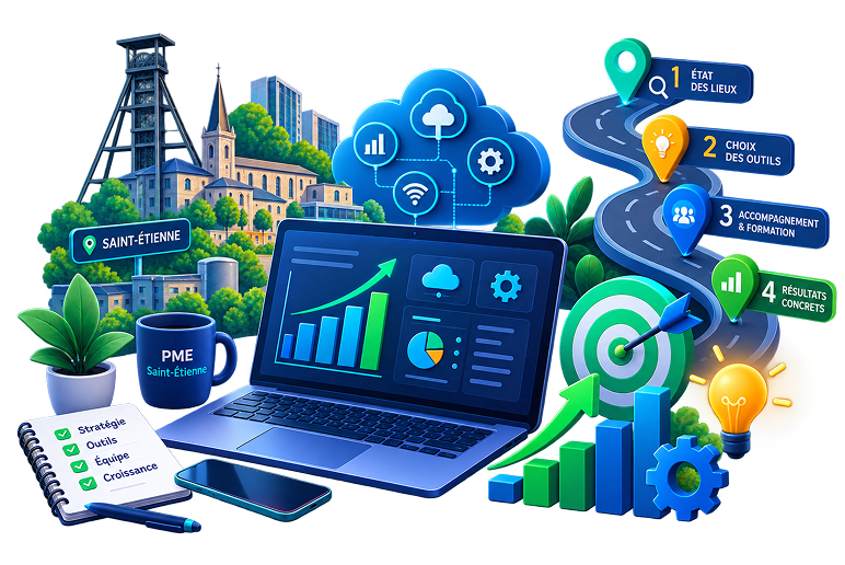 Transformation Digitale de Votre PME à Saint-Étienne — Par Où Commencer Sans se Planter